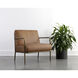 Lathan Tan Leather Lounge Chair
